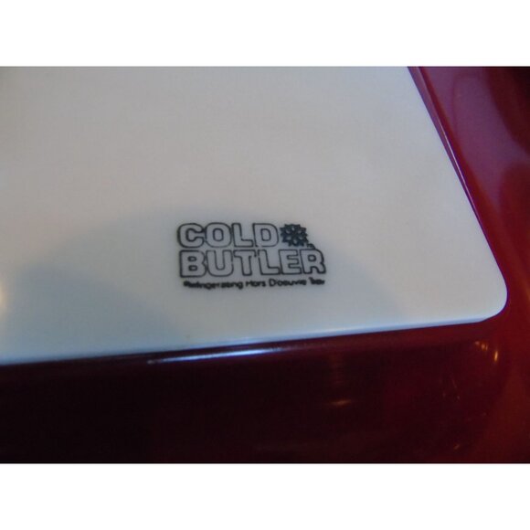 Vintage 1981 Cold Butler Refrigerating Hors d 'Oeuvres Tray Glacierware Franco - Picture 8 of 9